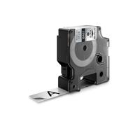 DYMO 19mm RHINO Permanent Polyester Black on grey D1 label-making tape