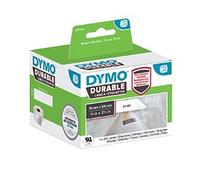 DYMO LW Durable Industrial Labels for LabelWriter Label Printers, White Poly, 19 x 64 mm, 2 Rolls of 450 (1933085)