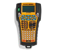 DYMO Rhino 6000+ Industrial Label Maker | Computer Connected Label Printer with Hard Carry Case | Includes 1 Vinyl Tape Cassette, 1 Flexible Nylon Tape Cassette and Rechargeable Lithium Ion Battery