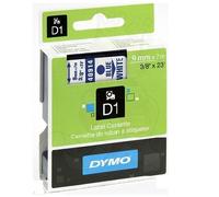 Dymo 40914 (S0720690) Original Label Tape (9mm x 7m) Blue On White