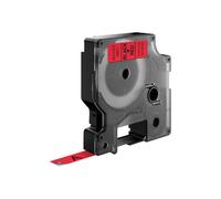 Dymo 40917/S0720720 DirectLabel-etikettes black on red 9mm x 7m for Dy
