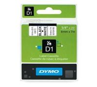 DYMO Labels Self Adhesive D1 - Black Print on White Tape