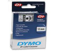 DYMO - 45010 - TAPE, BLACK/CLEAR, 12MM