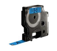 DYMO Authentic D1 Labels | Black Print on Blue Tape | 12 mm x 7 m | Self-Adhesive Labels for LabelManager Label Makers | Made in Europe