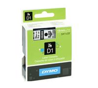 Dymo D1 Tape 19MM Black on Clear 45800
