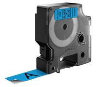 Dymo 45806/S0720860 DirectLabel-etikettes black on blue 19mm x 7m for