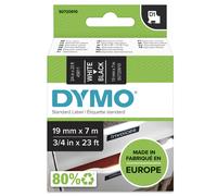 Original Dymo 45811 White on Black 19mm x 7m D1 Label Cartridge (S0720910)