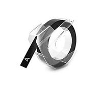 Dymo 520109 White on Black Embossing Tape