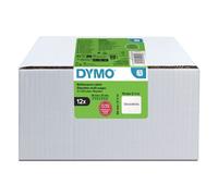 DYMO Authentic LabelWriter Multi-Purpose Labels | 54 mm x 70 mm | Self Adhesive | 12 Rolls of 320 Easy-Peel Labels (3,840 Count) | for LabelWriter Label Makers | Made in Europe