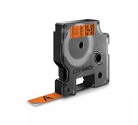 DYMO Authentic D1 Durable Labels | Black Print on Orange Tape | 12 mm x 3 m | High-Performance Label Tape for LabelManager Label Makers
