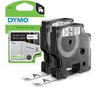 Dymo D1 Labels - Authentic Self-Adhesive Black on White 12mm x 7m for LabelManager - 2 Count