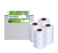 DYMO Authentic LabelWriter Address Labels | 28mm x 89mm | 12 Rolls of 130 Easy-Peel Labels (1,560 Count) | Self-Adhesive | for LabelWriter Label Makers