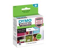 DYMO Authentic LabelWriter Durable Labels | 25mm x 54mm | White Poly | 160 Self-Adhesive Labels | High-Performance | For LabelWriter Label Makers