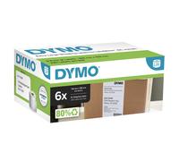 DYMO Authentic LabelWriter Extra Large Shipping Labels | 104 mm x 159 mm | Self Adhesive | 6 Rolls of 220 Easy-Peel Labels (1,320 Count) | for LabelWriter 4XL/5XL Label Makers