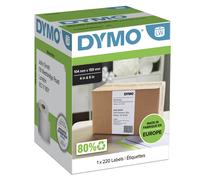 DYMO Authentic LabelWriter Extra Large Shipping Labels | 104 mm x 159 mm | Self Adhesive | Roll of 220 Easy-Peel Labels | for LabelWriter 4XL/5XL Label Makers
