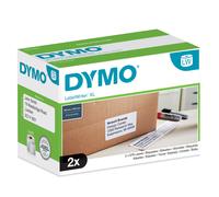 DYMO Authentic LabelWriter High-Capacity Shipping Labels | (59 mm x 102 mm) | 2 Rolls of 575 Easy-Peel Labels (1,150 Mailing Labels) | Self-Adhesive | for LabelWriter 4XL/5XL Label Makers