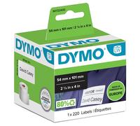 DYMO Authentic LabelWriter Large Shipping Labels/Name Badges | 54 mm x 101 mm...