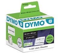 Dymo 99014 (S0722430) Original Label Tape (101mm x 54mm) Black on White