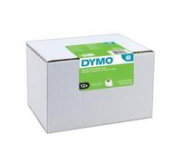 DYMO Authentic LabelWriter Large Shipping Labels/Name Badges | 54mm x 101mm | 12 Rolls of 220 (2640 Easy-Peel Labels) | Self-Adhesive | for LabelWriter Label Makers