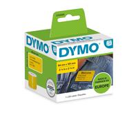 DYMO Authentic LabelWriter Large Shipping Labels/Name Badges | Black Print on Yellow Label | 54 mm x 101 mm | 220 Easy-PeelSelf-Adhesive Labels | for LabelWriter Label Makers | Made in Europe