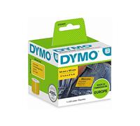 DYMO Authentic LabelWriter Large Shipping Labels/Name Badges | Black Print on Yellow Label | 54 mm x 101 mm | 220 Easy-PeelSelf-Adhesive Labels | for LabelWriter Label Makers | Made in Europe