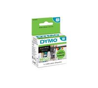 DYMO Authentic LabelWriter Small Multi-Purpose Labels | 13 mm x 25 mm | Self-Adhesive | Roll of 1000 | Easy-Peel Labels | for LabelWriter Label Makers | Made in Europe
