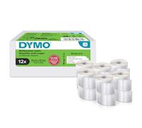 Dymo Authentic LabelWriter Small Multi-Purpose Labels | 19 mm x 51 mm | Self-Adhesive | 12 Rolls of 500 Easy-Peel Labels (6,000 Count) | for LabelWriter Label Makers | Made in Europe