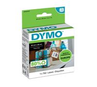 DYMO Authentic LabelWriter Small Multi-Purpose Labels | 25mm x 25mm | Roll of 750 Easy-Peel Labels | Self-Adhesive | for LabelWriter Label Makers
