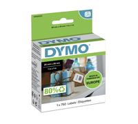 DYMO Authentic LabelWriter Small Multi-Purpose Labels | 25mm x 25mm | Roll of 750 Easy-Peel Labels | Self-Adhesive | for LabelWriter Label Makers