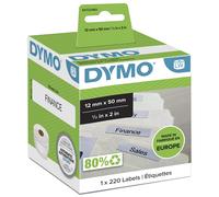 DYMO Authentic LabelWriter Suspension File Labels | 12mm x 50mm | Roll of 220 Easy-Peel Labels | Self-Adhesive | for LabelWriter Label Makers