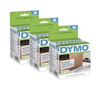 DYMO Authentic LW Large Shipping Labels for LabelWriter Label Printers, Print Up to 6-Line Addresses, 2-5/16" x 4", 3 Rolls of 300 (900 Total)