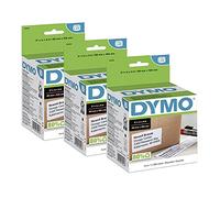 Dymo Shipping Labels LW Large – 2-5/16" x 4", 6-line, 3 Rolls of 300 (900 total)