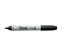 DYMO Brush Tip Black Permanent Marker Pen (Black, Multi-Colour, Plastic, Fine)