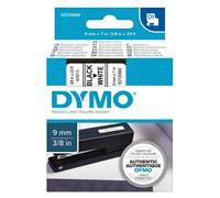 DYMO D1 9mm x 7m Black on White Labelling Tape Cassette S0720680 New Sealed