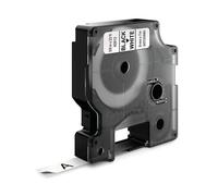 Genuine Dymo40913 D1 S0720680 Label Cassette, 9mm x 7M Black on White, Box