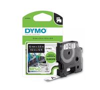Dymo 16957 D1 Flexible Nylon Tape 12mm x 3.5m Black on White - S0718040
