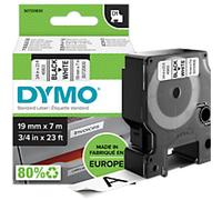 DYMO D1 Labelling Tape Authentic 45803 S0720830 Adhesive Black on White 19 mm x 7 m