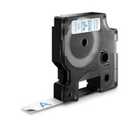 Dymo D1 Standard Label Tape Blue On White 12mm X 7M