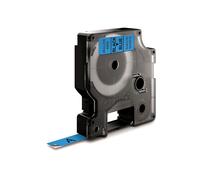 Dymo 40916 D1 LabelMaker Tape 9mm x 7m Black on Blue S0720710 Label Writer Label