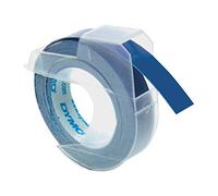 Dymo Embossing Tape Self-Adhesive, 9 mm x 3 m - White on Blue, Pack of 3