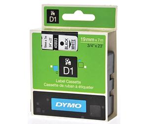 DYMO Genuine 45803 / S0720830 Premium Label Tape Black White
