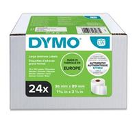 Dymo 13187/S0722390 DirectLabel-etikettes white 36mm x 89mm Pack=24 fo