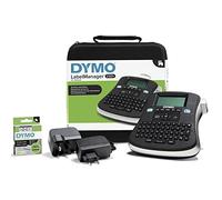 Dymo LabelManager 210D Handheld Label Maker Kit | QWERTY Keyboard | with 12mm Black on White D1 Labels & Carrying Case
