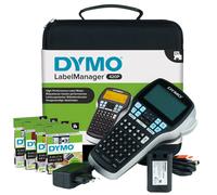DYMO LabelManager 420P High Performance Rechargeable Portable Label Maker Kit | ABC Keyboard with 4 Rolls of D1 Labels & Carrying Case