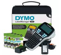DYMO LabelManager 420P High Performance Rechargeable Portable Label Maker Kit | ABC Keyboard with 4 Rolls of D1 Labels & Carrying Case