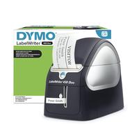 DYMO LabelWriter 450 Duo Label Printer S0838920, Direct Thermal, 600 x 300 dpi, LabelWriter Labels and D1 Tape, USB