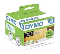 Dymo LabelWriter Labels Large Address Plastic 36x89mm Clear Ref 99013 S0722410 [Pack 260]