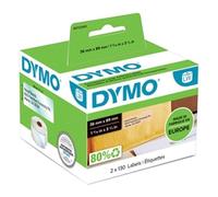 Dymo Labelwriter Labels Large Address Plastic 36X89mm Clear Ref 99013 S0722410 [Pack 260]