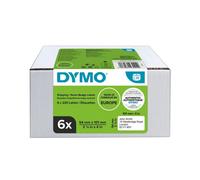 Dymo 2093092 DirectLabel-etikettes white 101mm x 54mm Pack=6 for Label