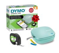 Dymo LetraTag 200B Bluetooth Label Maker | Compact Label Printer | Connects Through Bluetooth Wireless Technology to iOS and Android | Includes 1 White Paper Label Tape | Daydream Blue